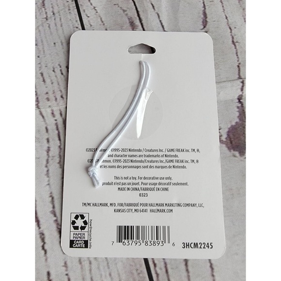 Hallmark 2023 Pokemon PIKACHU Christmas Tree Ornament New - Picture 3 of 4